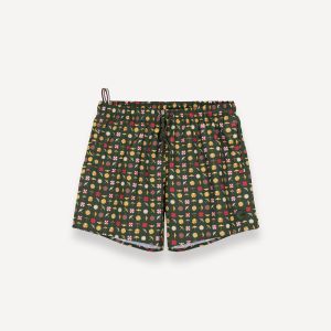 Colmar Originals boxer mare uomo in microfibra con micro stampa all over Verde