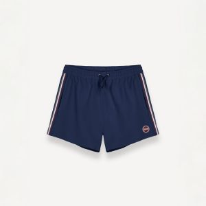 Colmar Originals boxer mare uomo elasticizzato con nastro tricolore Blu