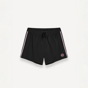 Colmar Originals boxer mare uomo elasticizzato con nastro tricolore Nero