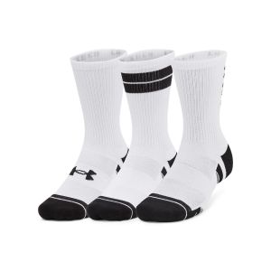 UA PERF TECH NOV 3PK CREW bianco
