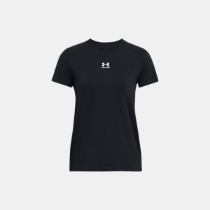 Maglia a maniche corte Under Armour Rival Core da donna Nero