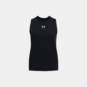 Under Armour UA Rival canotta muscle sportiva donna Nero