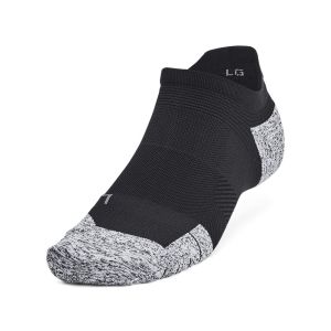 Under Armour UA ArmourDry Run Cushion calze no show unisex 3 paia Nero
