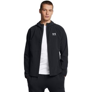 Under Armour UA Stretch Woven giacca windbreaker sportiva da uomo Nero