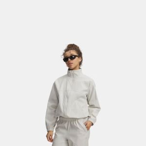 Under Armour UA Unstoppable Woven – Giacca Full Zip da donna Bianco