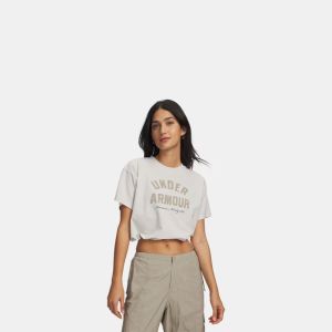 Under Armour UA Bungee Hem T-shirt da donna Bianco