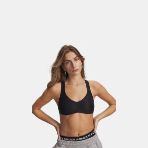 Under Armour HeatGear® Crossback High – Reggiseno sportivo da donna Nero