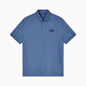 Polo EA7 da uomo Blu