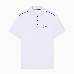 Polo EA7 da uomo Bianco