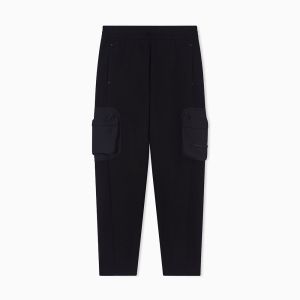 Pantaloni EA7 da uomo Nero