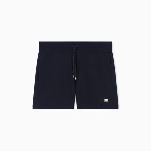 Pantaloncini EA7 da donna Blu