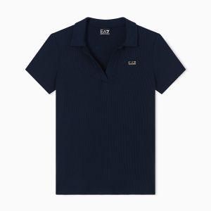 Polo EA7 da donna Blu