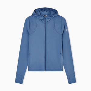 Felpa EA7 da donna Blu