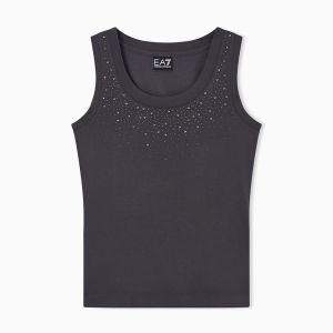 Canottiera EA7 da donna Grigio