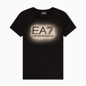 T-shirt EA7 da donna Nero