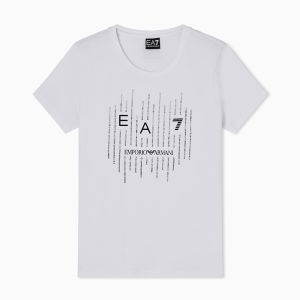 T-shirt EA7 da donna Bianco