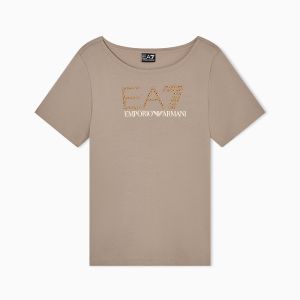 T-shirt EA7 da donna Grigio