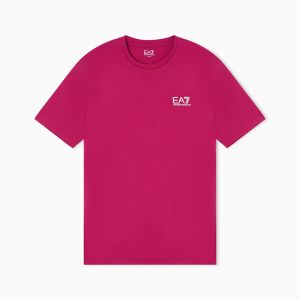 T-shirt EA7 da uomo Fucsia