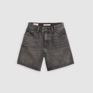 LEVI'S High Baggy Short Donna Nero Nero