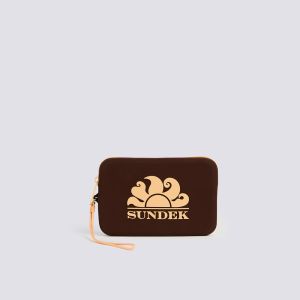 Sundek Small Necessaire Borsa Marrone Marrone