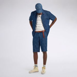 Pantaloni Gas Duke Chino Short Grigio