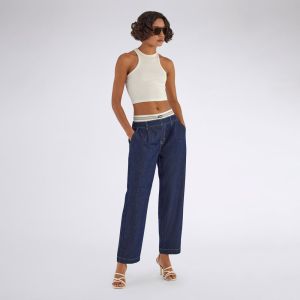 Pantaloni Gas Ginni Chino Blu