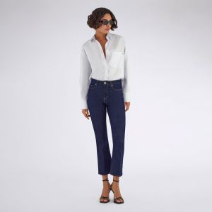 Pantaloni Gas Star Crop Flare Blu