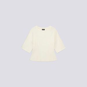 T-shirt Gas Chante M/C"Gas" Bianco