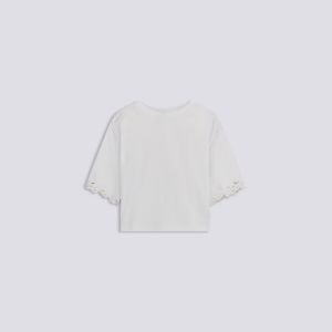 T-shirt Gas Melissa M/C "Palm" Bianco