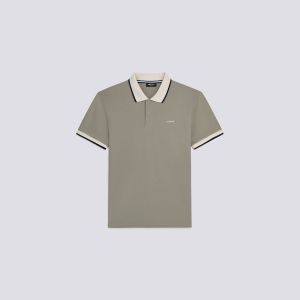 Polo Gas Ralph/S Rib Str. Grigio