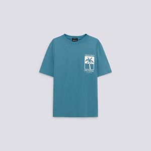 T-shirt Gas Dharis M/C"Dreaming" Blu