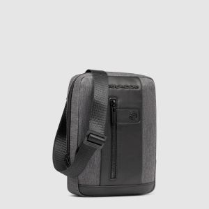 Borsello Uomo Piquadro Porta iPad® Mini In Tessuto Riciclato Con RFID Grigio