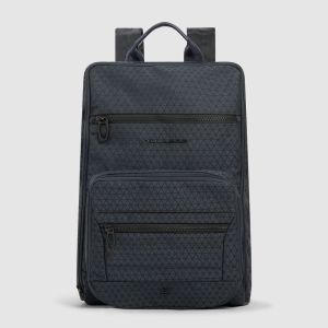 Zaino Da Viaggio Pieghevole Uomo Piquadro Porta Pc 15,6” Espandibile Blu