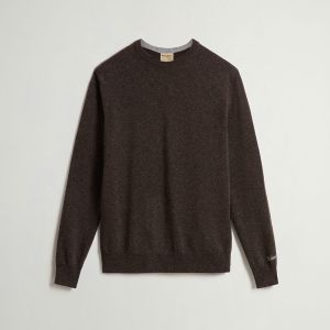 LAMBSWOOL CREWNECK Marrone