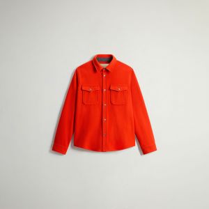 ALASKAN MELTON PLAIN OVERSHIRT