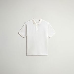 Polo Woolrich Uomo Mackinack polo Bianco