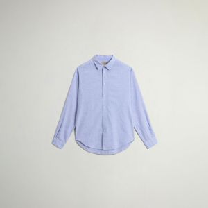 Camicia Woolrich Uomo Linen shirt yd Azzurro