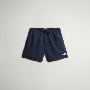 Pantaloni Woolrich Uomo Solid swim shorts Blu