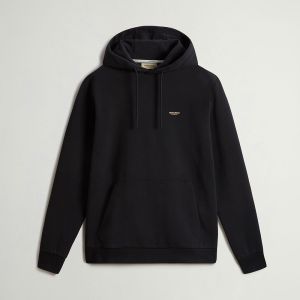 LOGO INTERLOCK HOODIE Nero
