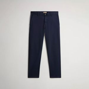 Pantalone chino Woolrich classico Blu