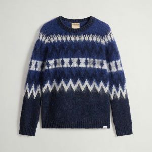 AZTEC SWEATER Blu