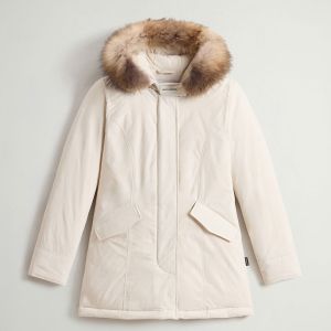 LUXURY ARCTIC RACCOON PARKA Avorio