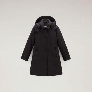 FIRTH DOWN HOODED TRENCH Nero