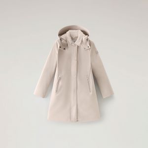 FIRTH DOWN HOODED TRENCH Grigio