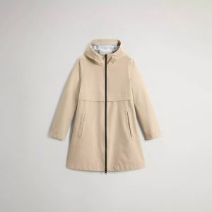 Parka stretto leggero Woolrich Bianco