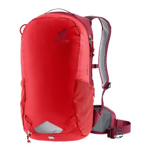 Deuter Zaino ciclismo Race 12 – Traspirante, stabile e sostenibile Rosso
