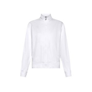 DEHA Stretch Full-Zip Sweatshirt Donna Bianco Bianco