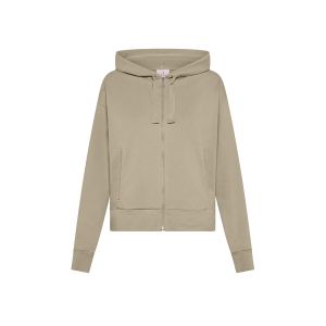 DEHA Stretch Full-Zip Hoodie Donna Beige Beige
