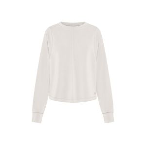 DEHA Cozy Crew Neck Sweatshirt Donna Bianco Bianco