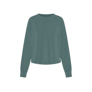 DEHA Cozy Crew Neck Sweatshirt Donna Verde Verde